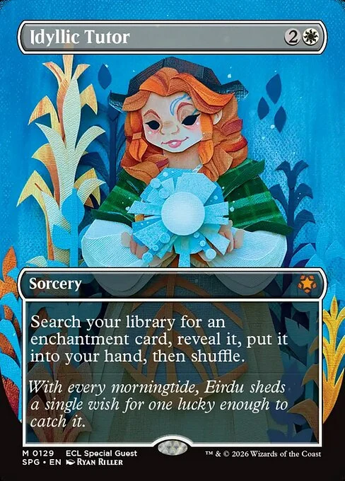 Idyllic Tutor — SPG #129. foil copy listed.