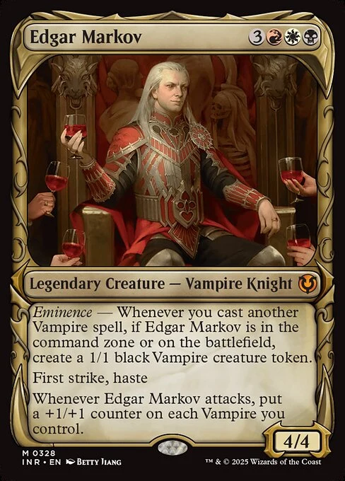 Edgar Markov — INR #328. foil copy listed.