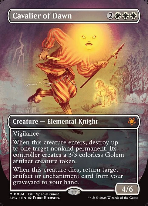 Cavalier of Dawn — SPG #84. foil copy listed.