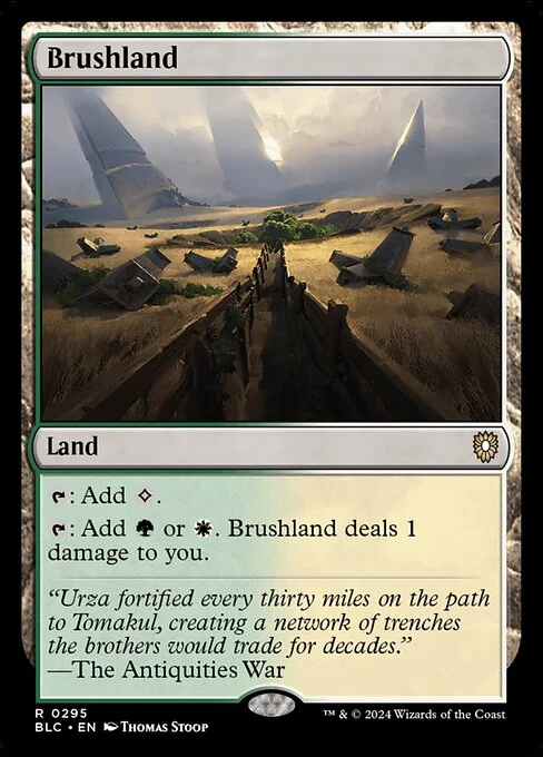 Brushland — BLC #295. nonfoil copy listed.