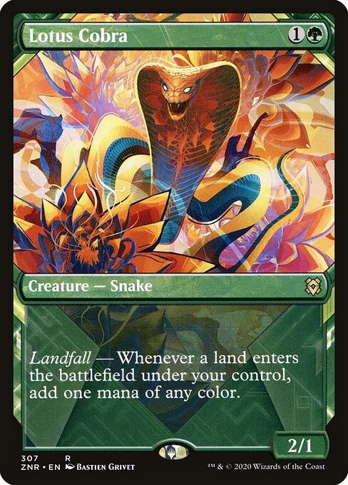 Lotus Cobra — ZNR #307. nonfoil copy listed.