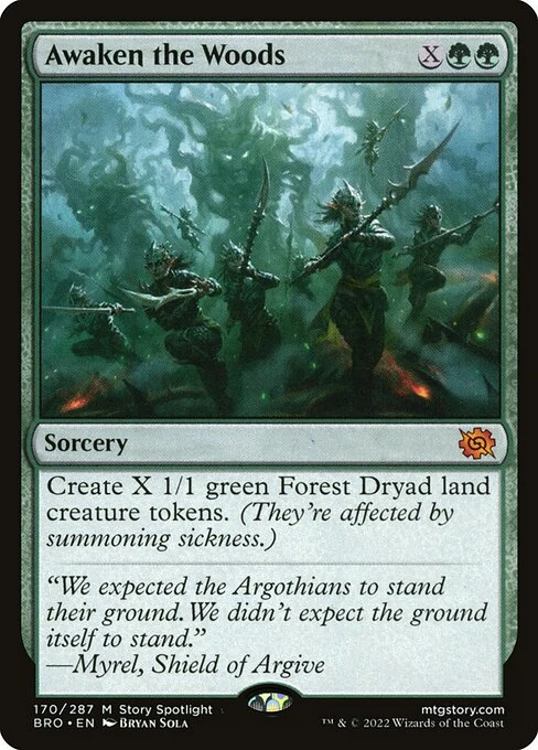 Awaken the Woods — BRO #170. nonfoil copy listed.