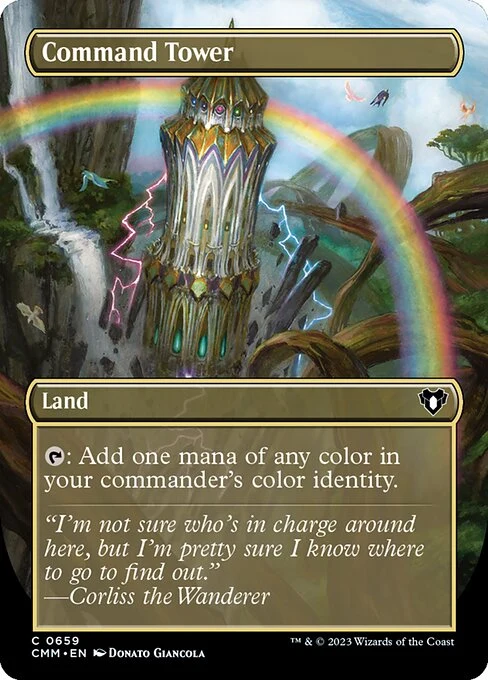 Command Tower — CMM #659. foil copy listed.
