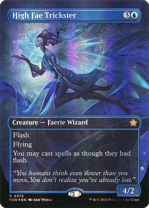 High Fae Trickster — FDN #375. foil copy listed.