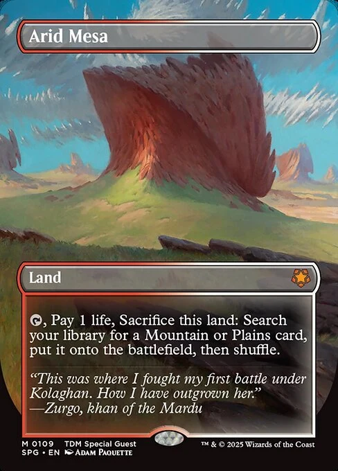 Arid Mesa — SPG #109. nonfoil copy listed.