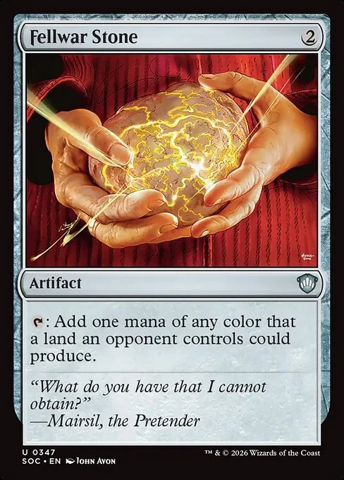 Fellwar Stone — SOC #347. nonfoil copy listed.
