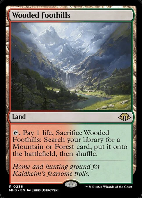 Wooded Foothills — MH3 #236. nonfoil copy listed.