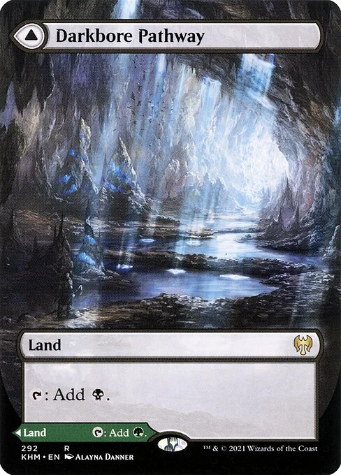 Darkbore Pathway // Slitherbore Pathway — KHM #292. nonfoil copy listed.