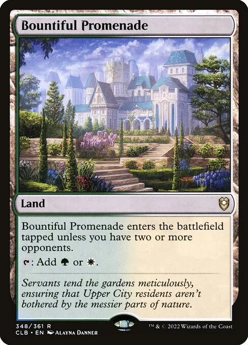 Bountiful Promenade — CLB #348. foil copy listed.
