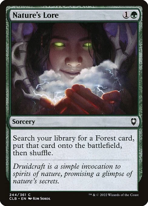 Nature's Lore — CLB #244. foil copy listed.