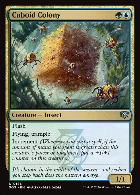 Cuboid Colony — SOS #183. nonfoil copy listed.