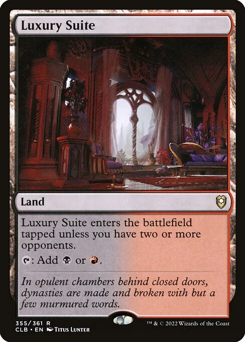 Luxury Suite — CLB #355. foil copy listed.