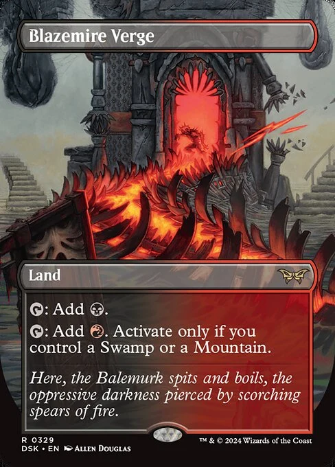 Blazemire Verge — DSK #329. nonfoil copy listed.