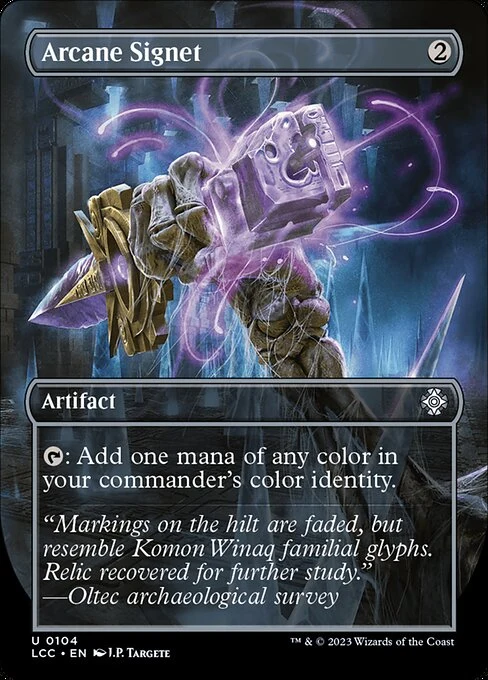 Arcane Signet — LCC #104. nonfoil copy listed.