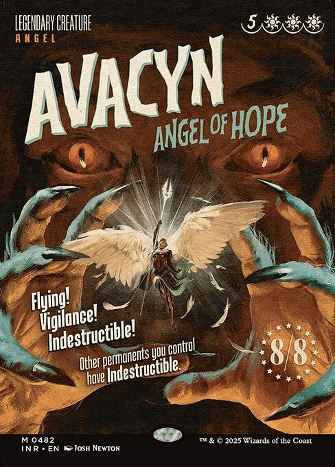Avacyn, Angel of Hope — INR #482. foil copy listed.