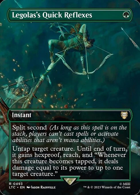 Legolas's Quick Reflexes — LTC #493. nonfoil copy listed.