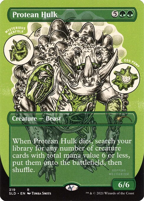 Protean Hulk — SLD #319. etched copy listed.