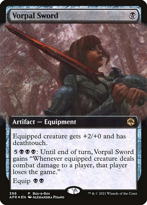 Vorpal Sword — AFR #396. foil copy listed.