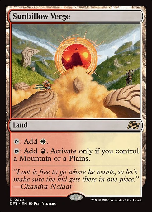 Sunbillow Verge — DFT #264. nonfoil copy listed.