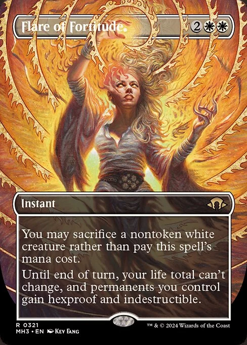 Flare of Fortitude — MH3 #321. nonfoil copy listed.