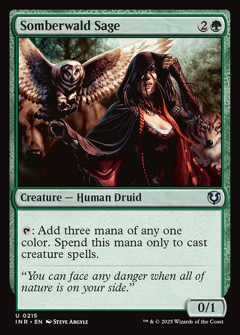 Somberwald Sage — INR #215. nonfoil copy listed.