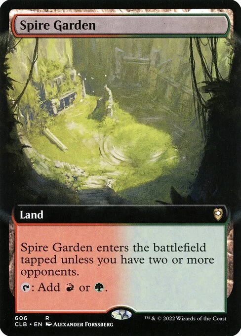 Spire Garden — CLB #606. foil copy listed.