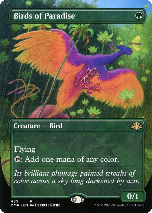 Birds of Paradise — DMR #439. nonfoil copy listed.