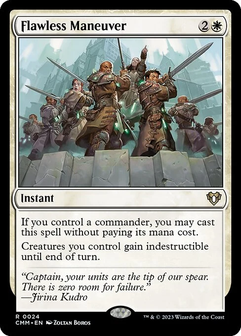 Flawless Maneuver — CMM #24. foil copy listed.
