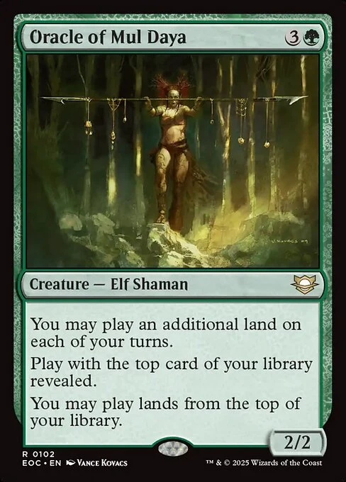 Oracle of Mul Daya — EOC #102. nonfoil copy listed.