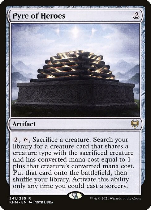 Pyre of Heroes — KHM #241. foil copy listed.