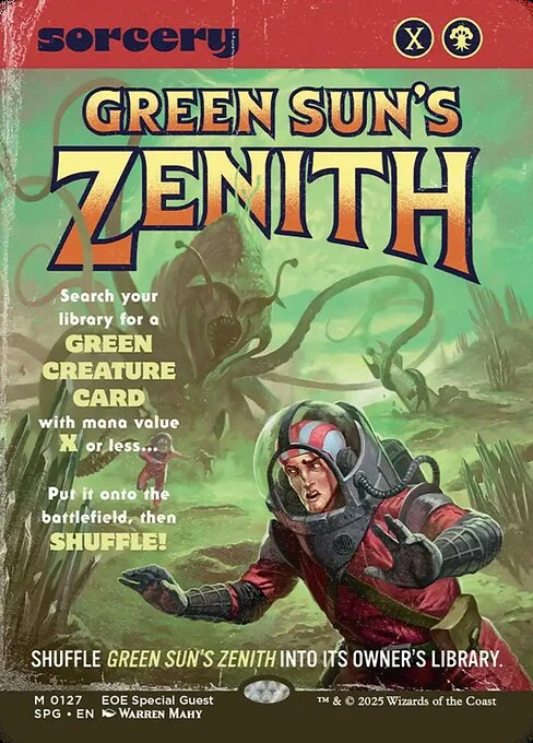 Green Sun's Zenith — SPG #127. foil copy listed.