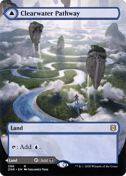Clearwater Pathway // Murkwater Pathway — ZNR #286. nonfoil copy listed.