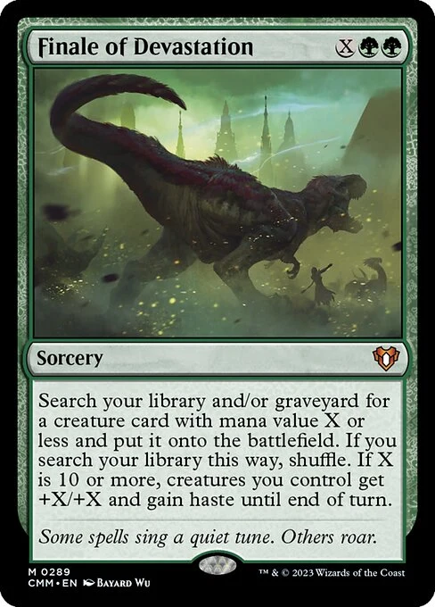 Finale of Devastation — CMM #289. nonfoil copy listed.