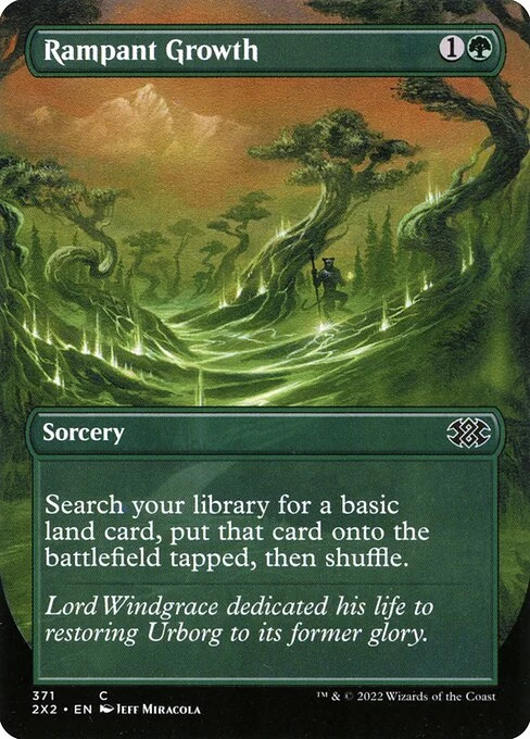 Rampant Growth — 2X2 #371. foil copy listed.