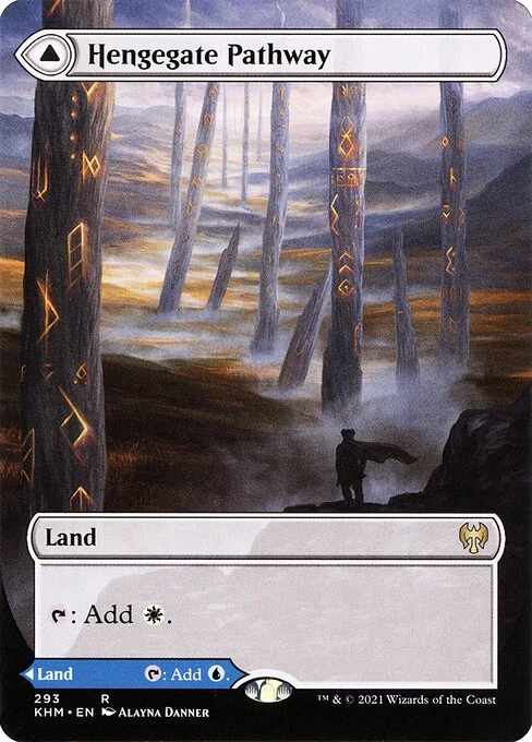 Hengegate Pathway // Mistgate Pathway — KHM #293. nonfoil copy listed.