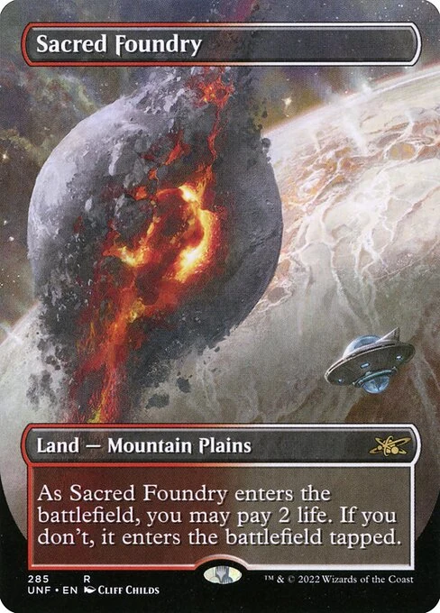 Sacred Foundry — UNF #285. nonfoil copy listed.