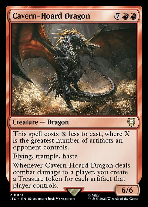 Cavern-Hoard Dragon — LTC #31. nonfoil copy listed.