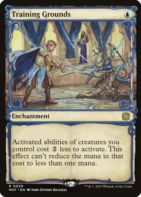 Training Grounds — MAT #59. foil copy listed.