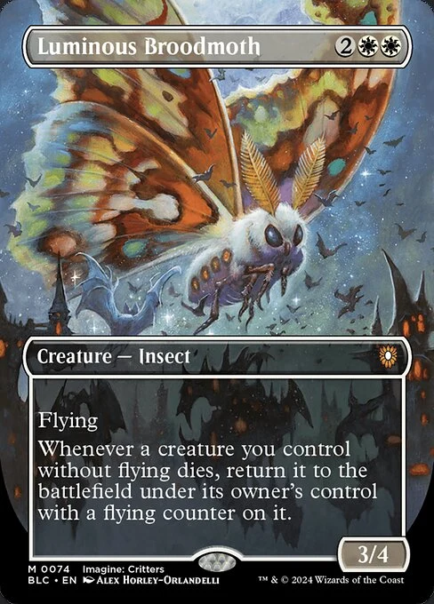 Luminous Broodmoth — BLC #74. nonfoil copy listed.