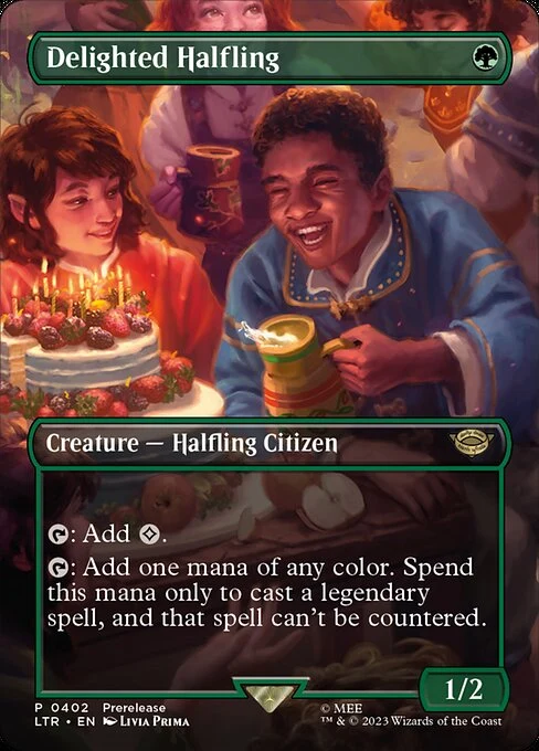 Delighted Halfling — LTR #402. foil copy listed.