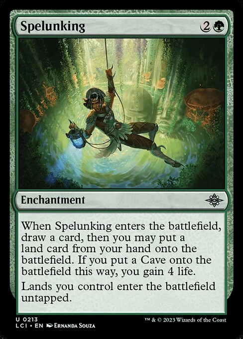 Spelunking — LCI #213. nonfoil copy listed.