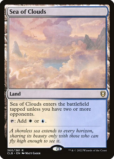 Sea of Clouds — CLB #360. foil copy listed.