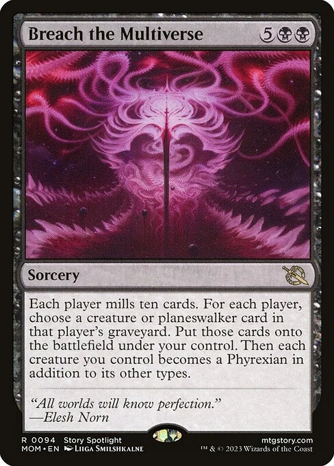 Breach the Multiverse — MOM #94. nonfoil copy listed.