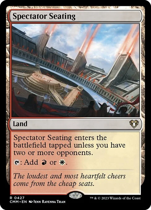 Spectator Seating — CMM #427. foil copy listed.