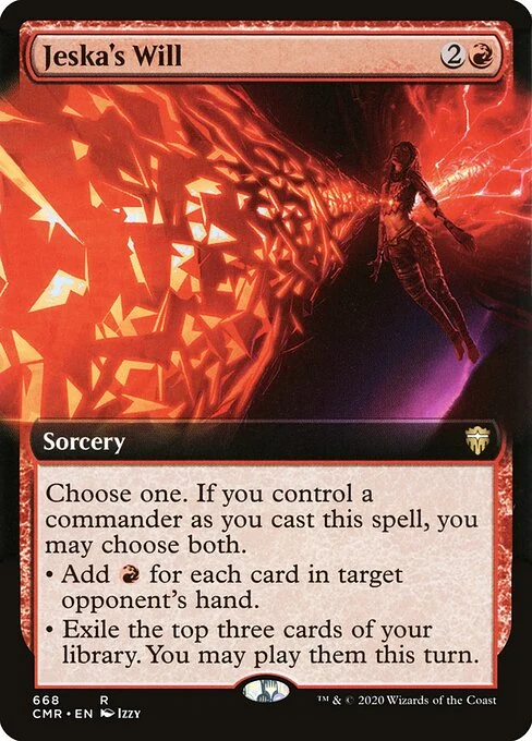 Jeska's Will — CMR #668. nonfoil copy listed.