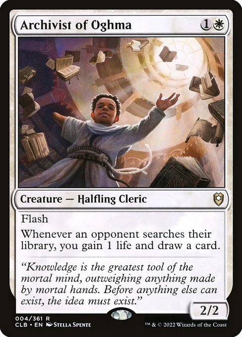 Archivist of Oghma — CLB #4. foil copy listed.