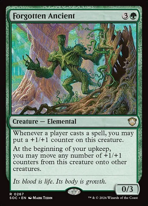 Forgotten Ancient — SOC #267. nonfoil copy listed.