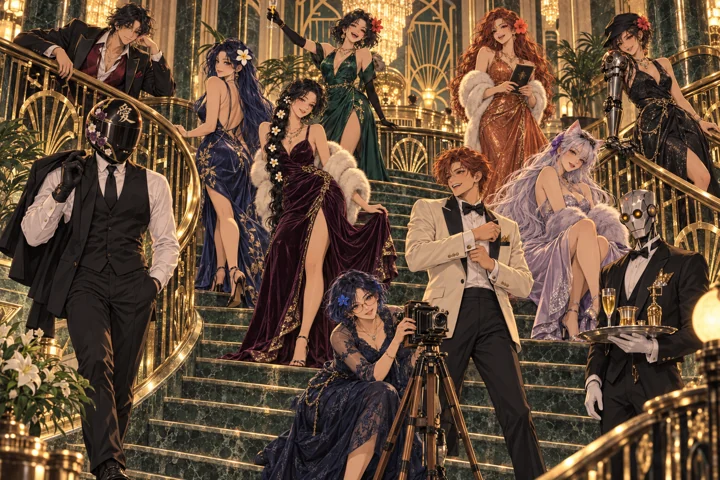 The Gilded Lobby: all eleven creative characters